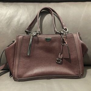Coach Oxblood Dreamer Crossbody Satchel